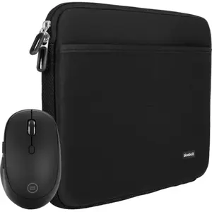BlueBuilt Housse pour PC Portables 31 cm 13 Pouces M Noir + Tradendum Souris pas cher