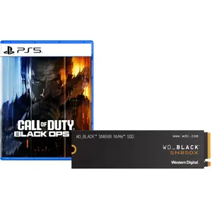 Activision Call of Duty Black Ops 7 PS5 + WD Black SN850X 2 To NVMe SSD pas cher