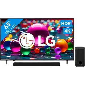 LG 65" 4K Smart UA75 + LG DS77TY pas cher