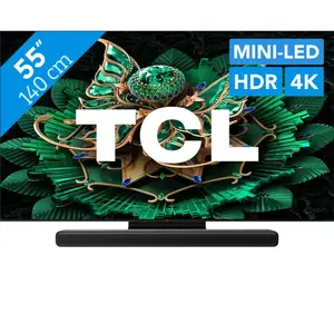 TCL 55" QD Mini-LED C71K 4K (2025) + TCL S45H 2.0 Barre de Son pas cher