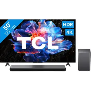 TCL 50" LED P61K 4K (2025) + TCL S55H 2.1 Barre de Son pas cher