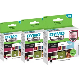DYMO LabelWriter Étiquette d'Adresse Durable 25 x 54 mm 160 Pièces Lot de 3 pas cher