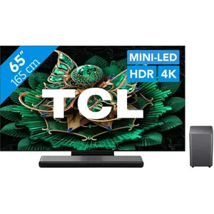 TCL 65" QD Mini-LED C71K 4K (2025) + TCL S55H 2.1 Barre de Son pas cher