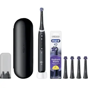 Oral-B iO 5N Noir + 4 Brossettes pour des Dents Plus Blanches pas cher