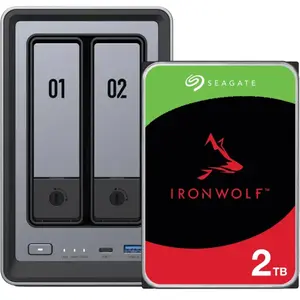 UGREEN NASync DXP2800 + Seagate IronWolf 2 To 