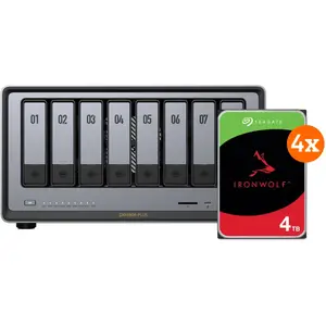 UGREEN NASync DXP8800 Plus + Seagate IronWolf 4 To Lot de 4 pas cher