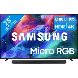 Samsung Micro RGB 75" R85H (2026) + Samsung HW-Q600H (2026) 