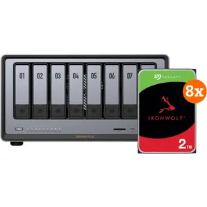 UGREEN NASync DXP8800 Plus + Seagate IronWolf 2 To Lot de 8 pas cher