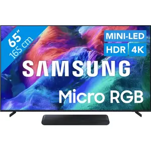Samsung Micro RGB 65" R85H (2026) + Samsung HW-S60D Noir (2024) 