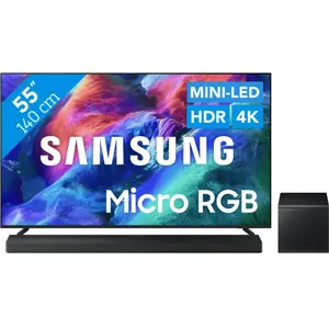Samsung Micro RGB 55" R85H (2026) + Samsung HW-QS700F (2025) 