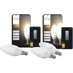 Philips Hue Ampoule Bougie White E14 Lot de 3  pas cher