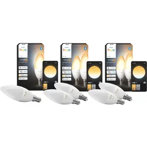 Philips Hue Ampoule Bougie White Ambiance E14 Lot de 5 pas cher