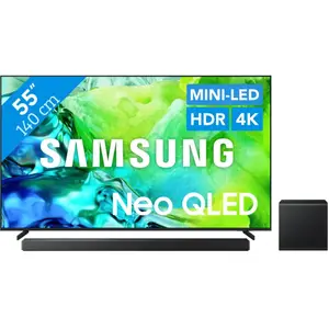 Samsung Neo QLED 55" QN80H (2026) + Samsung HW-B750F (2025) pas cher