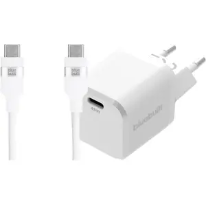 BlueBuilt Chargeur Power Delivery 45 W + Câble USB-C 3 m Nylon Blanc pas cher