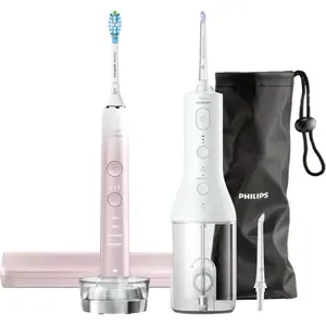Philips Sonicare DiamondClean 9000 HX9911/84 + Power Flosser Blanc pas cher