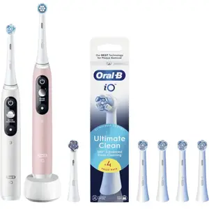 Oral-B iO Series 6N Lot de 2 Blanc + Rose Value Pack 