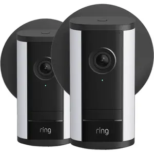 Ring Spotlight Cam Pro 2e Génération Fiche Noir Lot de 2 pas cher