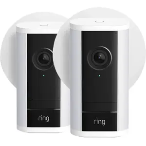 Ring Spotlight Cam Pro 2e Génération Fiche Blanc Lot de 2 