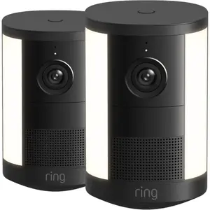 Ring Spotlight Cam 2e Génération Batterie Noir Lot de 2  pas cher
