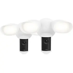 Ring Floodlight Cam Wired Pro 2e Génération Blanc Lot de 2 