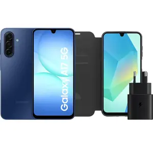 Samsung Galaxy A17 128 Go Bleu 5G + Pack d'Accessoires pas cher