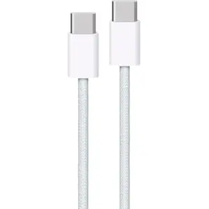 Apple Câble USB-C vers USB-C 1 m Matière Nylon Blanc Lot de 2 pas cher