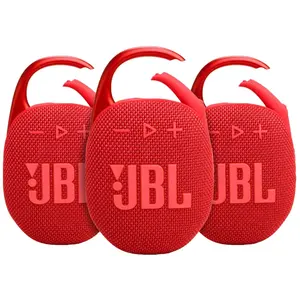 JBL Clip 5 Rouge Lot de 3 pas cher