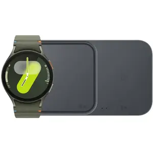 Samsung Galaxy Watch 7 Vert 44 mm + Chargeur Sans Fil Duo pas cher