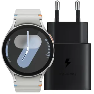 Samsung Galaxy Watch 7 Argent 44 mm + Chargeur 25 W pas cher