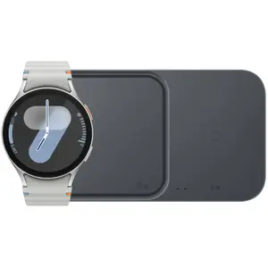 Samsung Galaxy Watch 7 4G Argent 44 mm + Chargeur Sans Fil DuoVendu parcoolblue