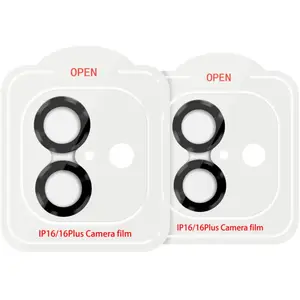 BlueBuilt Apple iPhone 16/16 Plus Protège-objectif Aluminium Lot de 2 pas cher