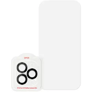 BlueBuilt Apple iPhone 16 Pro Max Protège-écran Verre + Protège-object...