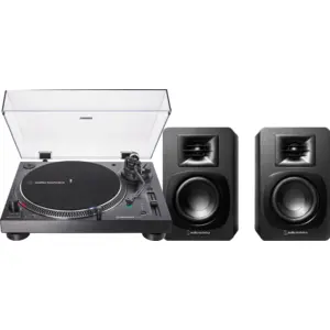 Audio Technica AT-LP120XBT + Audio-Technica ATH-SP3X Noir pas cher