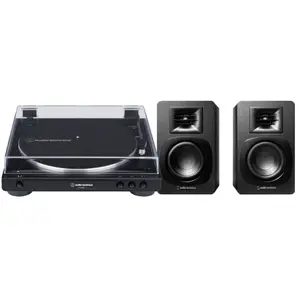 Audio-Technica AT-LP60XBTBK + Audio-Technica ATH-SP3X Noir pas cher