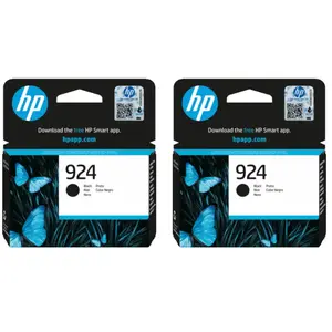 HP 924 Cartouche Noir Lot de 2 pas cher