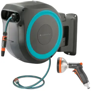Gardena Dévidoir Mural Automatique 35 RollUp XL Bleu + Pulvérisateur P... pas cher