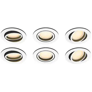 Philips Hue Milliskin Spot Encastré White Ambiance - Rond - Blanc - Lo... pas cher