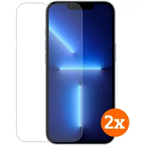 BlueBuilt Apple iPhone 14 / 13 / 13 Pro Protège-écran Verre Lot de 2 pas cher