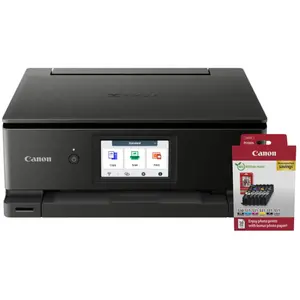 Canon PIXMA TS8750 + 1 Set de Cartouches Supplémentaire + Papier Photo pas cher