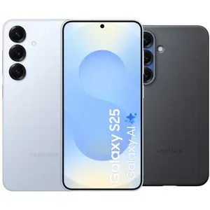 Samsung Galaxy S25 256 Go Bleu Clair 5G + Samsung Kindsuit Back Cover ... pas cher