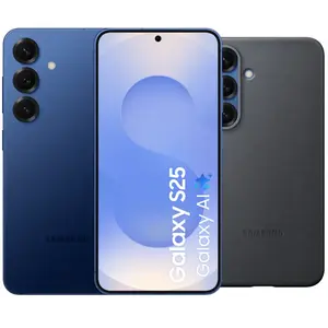 Samsung Galaxy S25 128 Go Bleu Foncé 5G + Samsung Kindsuit Back Cover ... pas cher