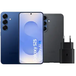 Samsung Galaxy S25 128 Go Bleu Foncé 5G + Pack d'Accessoires pas cher