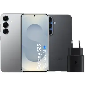 Samsung Galaxy S25 256 Go Argent 5G + Pack d'Accessoires pas cher