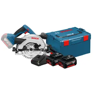 Bosch Professional GKS 18 V-57 G Batterie GBA 5,0 Ah (2x) Kit de Démarrage pas cher