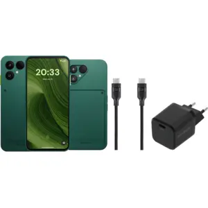 Fairphone 6 256 Go Vert 5G + Pack d'Accessoires Complet pas cher