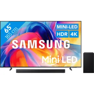 Samsung Mini-LED 65" M73H (2026) + Samsung HW-B66CF (2025) pas cher