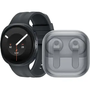Samsung Galaxy Watch 9 5G Noir 44 mm + Samsung Galaxy Buds4 Blanc pas cher