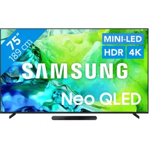 Samsung Neo QLED 75" QN80H (2026) + Samsung HW-S60D Noir (2024) 