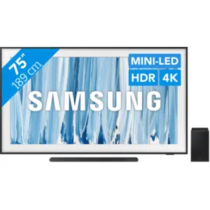Samsung The Frame Pro 75" (2026) + Samsung HW-S700D Noir (2024) 