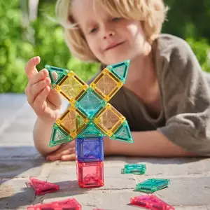 Cleverclixx Mini Tiles Pack Pastel | 28 stuks | Speelgoed +3 jaar pas cher